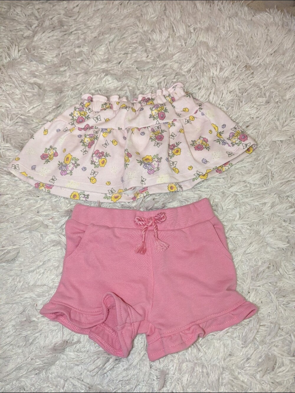 Nwot Member's Mark Girls 18m 2pc Set (Skort And Shorts)
